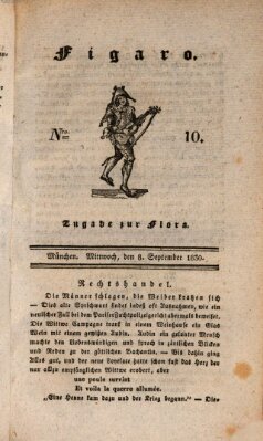 Figaro (Baierische National-Zeitung) Mittwoch 8. September 1830