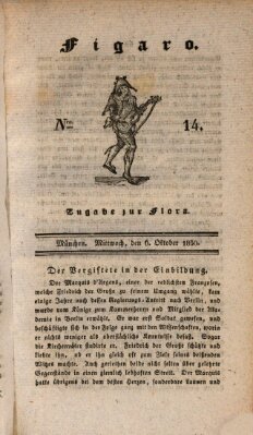 Figaro (Baierische National-Zeitung) Mittwoch 6. Oktober 1830