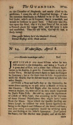 The Englishman Samstag 8. April 1713