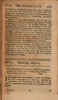 The Englishman Dienstag 23. Mai 1713