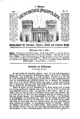 Münchener Propyläen (Bayerische Landeszeitung) Freitag 7. Mai 1869