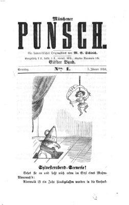 Münchener Punsch Sonntag 3. Januar 1858