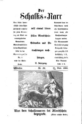 Schalks-Narr Sonntag 21. September 1862