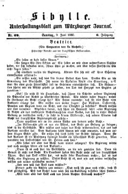 Sibylle (Würzburger Journal) Samstag 9. Juni 1860