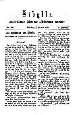 Sibylle (Würzburger Journal) Dienstag 8. Oktober 1861