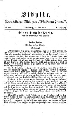 Sibylle (Würzburger Journal) Donnerstag 29. Mai 1862