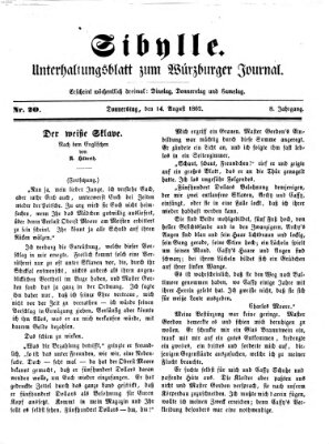 Sibylle (Würzburger Journal) Donnerstag 14. August 1862