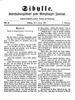 Sibylle (Würzburger Journal) Dienstag 6. Januar 1863