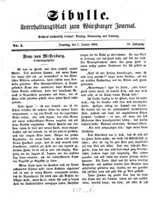 Sibylle (Würzburger Journal) Samstag 2. Januar 1864