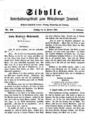 Sibylle (Würzburger Journal) Dienstag 16. Februar 1864
