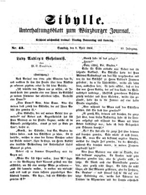 Sibylle (Würzburger Journal) Samstag 9. April 1864