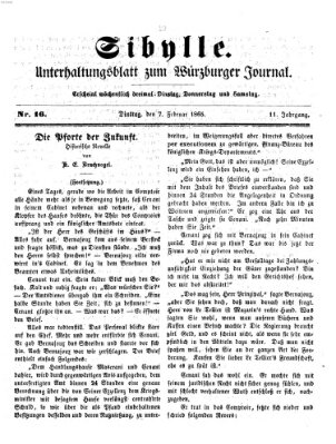 Sibylle (Würzburger Journal) Dienstag 7. Februar 1865
