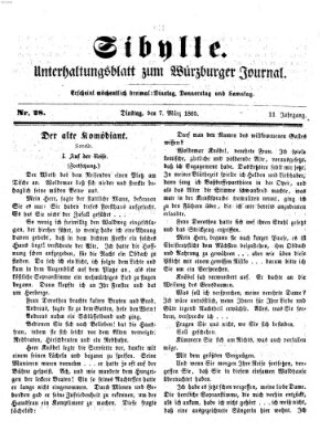 Sibylle (Würzburger Journal) Dienstag 7. März 1865