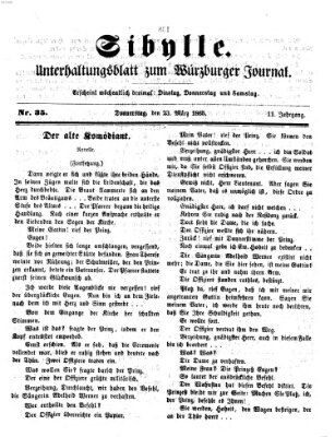 Sibylle (Würzburger Journal) Donnerstag 23. März 1865
