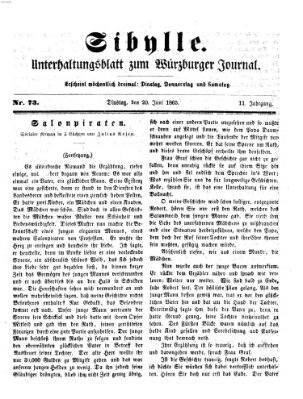 Sibylle (Würzburger Journal) Dienstag 20. Juni 1865