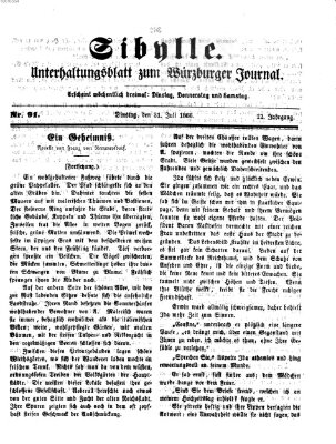 Sibylle (Würzburger Journal) Dienstag 31. Juli 1866