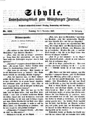 Sibylle (Würzburger Journal) Samstag 3. November 1866