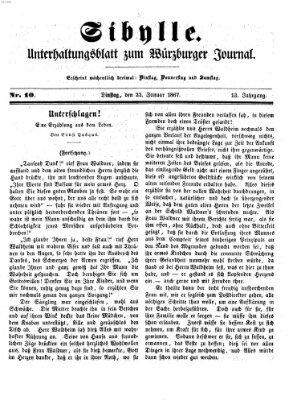 Sibylle (Würzburger Journal) Dienstag 22. Januar 1867