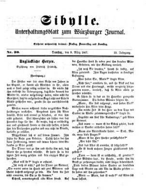 Sibylle (Würzburger Journal) Samstag 9. März 1867