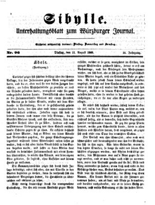 Sibylle (Würzburger Journal) Dienstag 11. August 1868