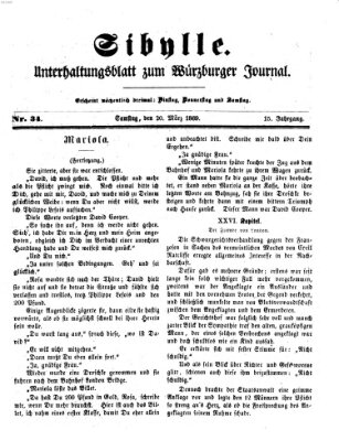 Sibylle (Würzburger Journal) Samstag 20. März 1869