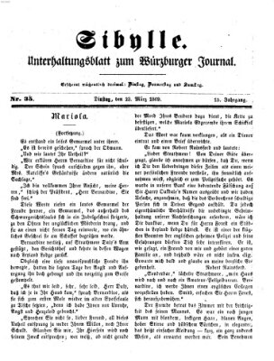 Sibylle (Würzburger Journal) Dienstag 23. März 1869