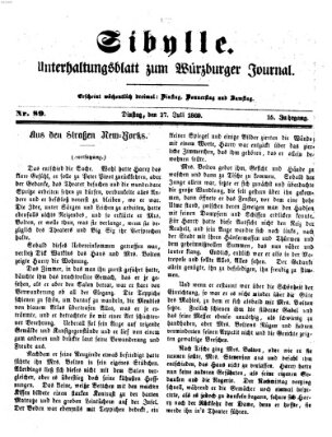 Sibylle (Würzburger Journal) Dienstag 27. Juli 1869