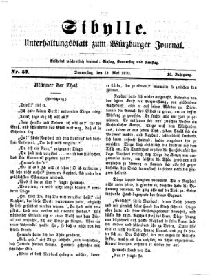 Sibylle (Würzburger Journal) Donnerstag 12. Mai 1870