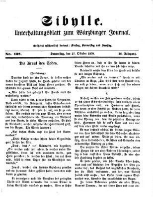 Sibylle (Würzburger Journal) Donnerstag 27. Oktober 1870