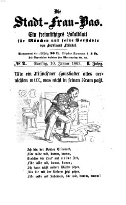 Stadtfraubas Samstag 10. Januar 1863