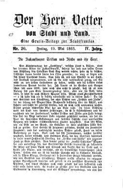 Stadtfraubas Freitag 19. Mai 1865