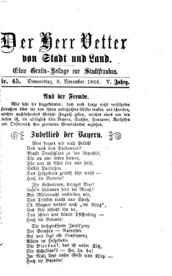 Stadtfraubas Donnerstag 8. November 1866