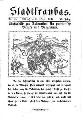 Stadtfraubas Donnerstag 3. Oktober 1867