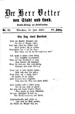 Stadtfraubas Donnerstag 20. Juni 1867