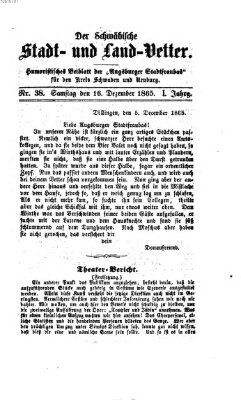 Die Stadtfraubas Samstag 16. Dezember 1865