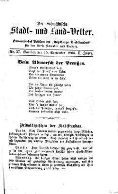 Die Stadtfraubas Samstag 15. September 1866
