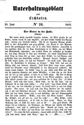 Der Lechbote Sonntag 15. Juni 1851