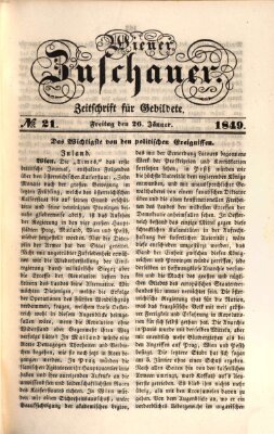 Wiener Zuschauer Freitag 26. Januar 1849