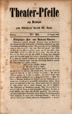 Münchener Punsch Sonntag 18. August 1850