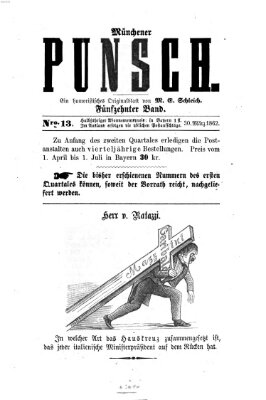 Münchener Punsch Sonntag 30. März 1862