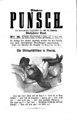 Münchener Punsch Sonntag 21. September 1862