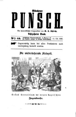 Münchener Punsch Mittwoch 15. Oktober 1856