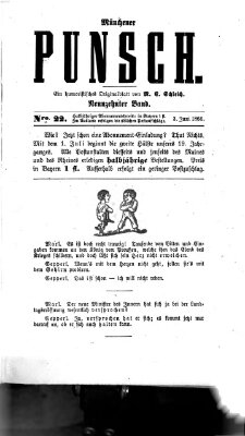 Münchener Punsch Sonntag 3. Juni 1866