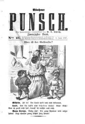 Münchener Punsch Sonntag 9. Juni 1867