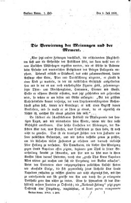 Berliner Revue Samstag 2. Juli 1859
