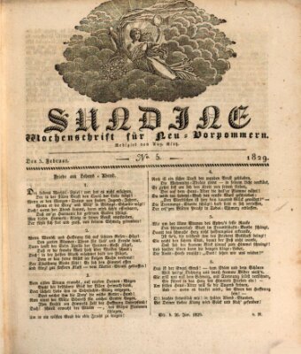 Sundine Donnerstag 5. Februar 1829