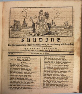 Sundine Freitag 8. Februar 1833
