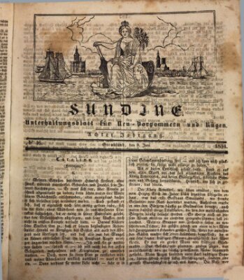 Sundine Montag 9. Juni 1834