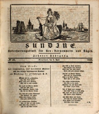 Sundine Freitag 8. April 1836