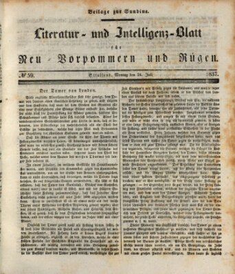 Sundine Montag 24. Juli 1837